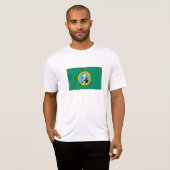 vlag van de staat Washington T-shirt (Voorkant volledig)