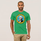 vlag van de staat Washington T-shirt (Voorkant volledig)