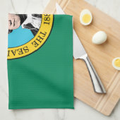 vlag van de staat Washington Theedoek (Quarter Fold)