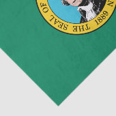 vlag van de staat Washington Tissuepapier (Detail)