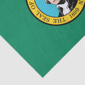 vlag van de staat Washington Tissuepapier (Detail)