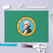 vlag van de staat Washington Tissuepapier (Craft)