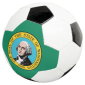 Vlag van de staat Washington Voetbal (Drie kwart)