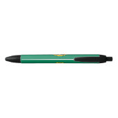 Vlag van de staat Washington Zwarte Inkt Pen (Achterkant)
