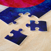  vlag van de staat Weathered Colorado Legpuzzel (Zijkant)