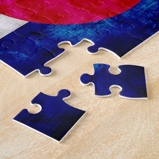  vlag van de staat Weathered Colorado Legpuzzel (Zijkant)