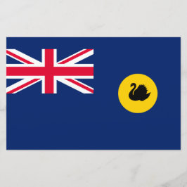 Vlag van de staat Western Australië Briefpapier