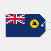 Vlag van de staat Western Australië Cadeaulabel (Voorkant (Horizontaal))