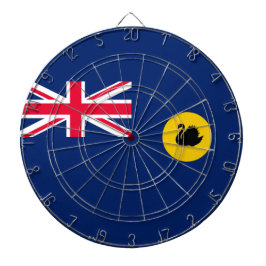 Vlag van de staat Western Australië Dartbord