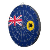 Vlag van de staat Western Australië Dartbord (Voorkant Rechts)