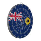 Vlag van de staat Western Australië Dartbord (Voorkant Links)