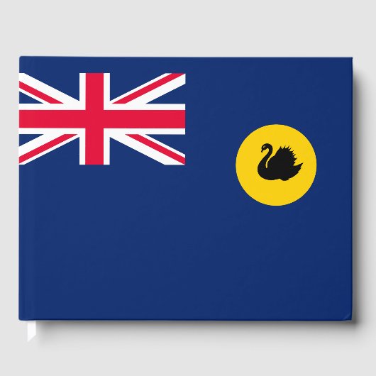 Vlag van de staat Western Australië Gastenboek (Voorkant)