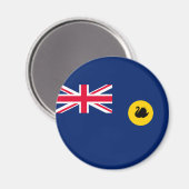 Vlag van de staat Western Australië Magneet (Voorkant / Achterkant)