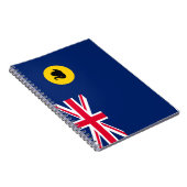 Vlag van de staat Western Australië Notitieboek (Rechterzijde)