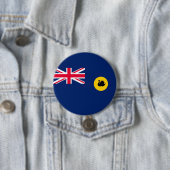 Vlag van de staat Western Australië Ronde Button 7,6 Cm (In situ)