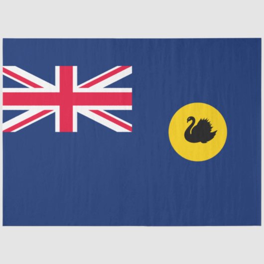 Vlag van de staat Western Australië Tissuepapier (Voorkant)