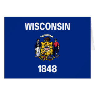 Vlag van de staat Wisconsin