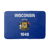 Vlag van de staat Wisconsin Badmat (Voorkant)