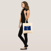 Vlag van de staat Wisconsin Tote Bag (Voorkant (model))