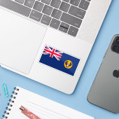 Vlag van de staat Zuid-Australië, Australisch Geme Sticker (Laptop met iPhone)
