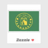 Vlag van de staat Zuid-Darfur, de Republiek Sudan Sticker (Vel)