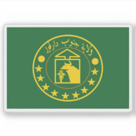 Vlag van de staat Zuid-Darfur, de Republiek Sudan Sticker