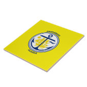 vlag van de stad Anchorage Tegeltje (Zijkant)