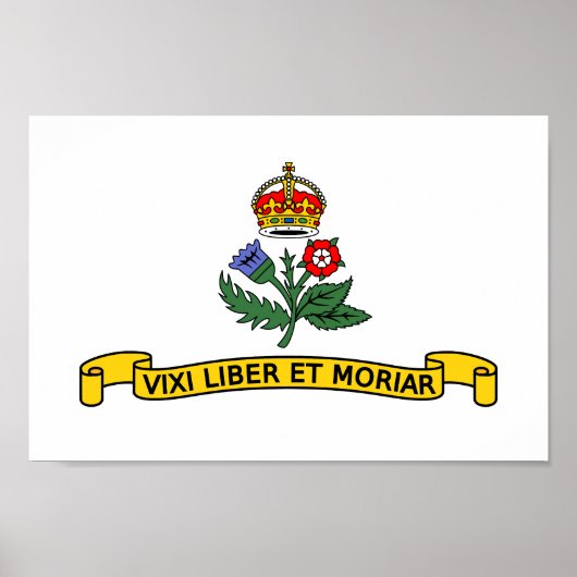 Vlag van de stad Annapolis Poster (Voorkant)