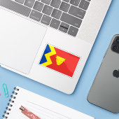Vlag van de stad Birmingham, Engeland Sticker (Laptop met iPhone)