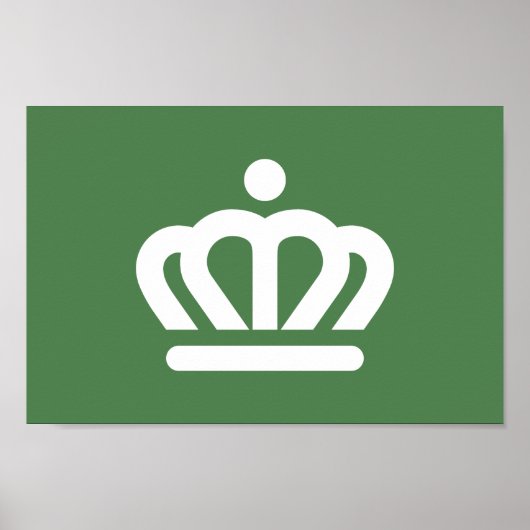 Vlag van de stad Charlotte Poster (Voorkant)
