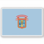 Vlag van de stad Chiclayo, Peru Sticker (Voorkant)