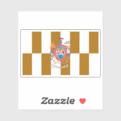 Vlag van de stad Chihuahua, Mexico Sticker (Vel)