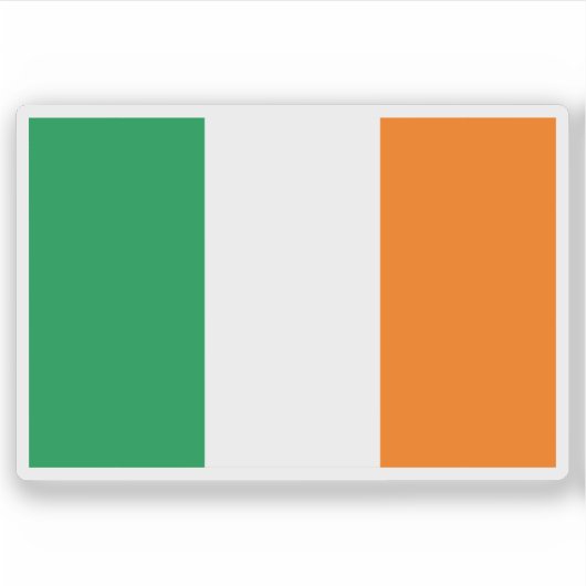 Vlag van de stad Chulucanas, Peru Sticker (Voorkant)