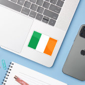 Vlag van de stad Chulucanas, Peru Sticker (Laptop met iPhone)