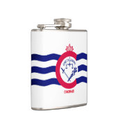 Vlag van de stad Cincinnati, Ohio Heupfles (Rechts)