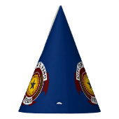 Vlag van de stad El Paso, Texas Feesthoed Feesthoedjes (Links)