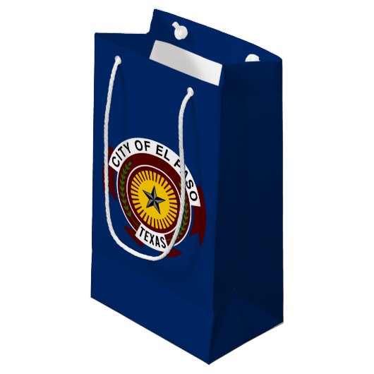 Vlag van de stad El Paso, Texas Kleine cadeautas (Voorkant Gekanteld)