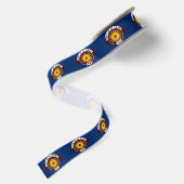 Vlag van de stad El Paso, Texas Satijnen lint (Achterkant)