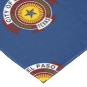 Vlag van de stad El Paso, Texas Tafelkleed (Gekanteld)