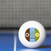 Vlag van de stad Fresno, California Ping-Pong Ball (Net)