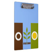 Vlag van de stad Fresno, Californië-klembord Klembord (Rechts)