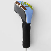Vlag van de stad Fresno Golf Head Hoesje Golfheadcover (Schuin)