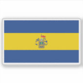 Vlag van de stad Guadalajara, Mexico Sticker (Voorkant)