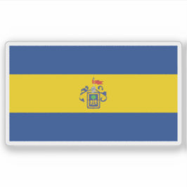 Vlag van de stad Guadalajara, Mexico Sticker