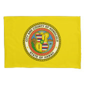Vlag van de stad Honolulu, Hawaii Golf Pet Clip Kussensloop (Voorkant)