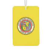 Vlag van de stad Honolulu, Hawaii Golf Pet Clip Luchtverfrisser (Achterkant)