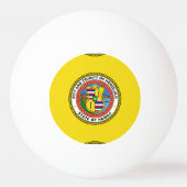 Vlag van de stad Honolulu, Hawaii Ping Pong Ball (Achterkant)