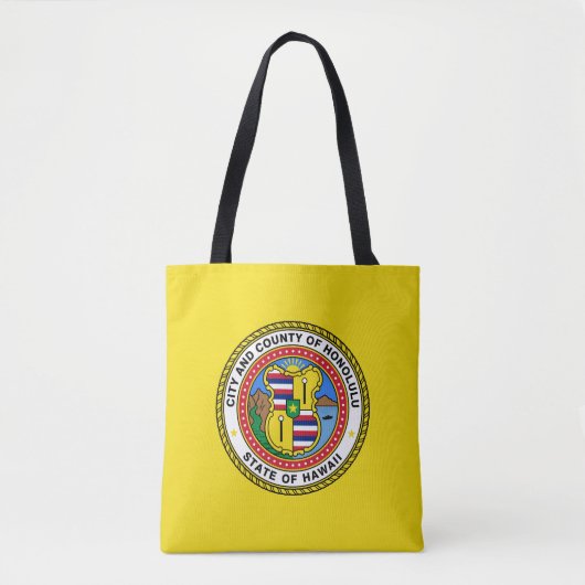 Vlag van de stad Honolulu, Hawaii Tote Bag (Voorkant)