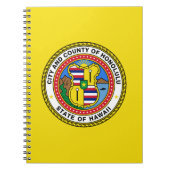 Vlag van de stad Honolulu, Notitieboek Hawaï (Voorkant)