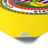 Vlag van de stad Honolulu, Poster Hawaï (Hoek)